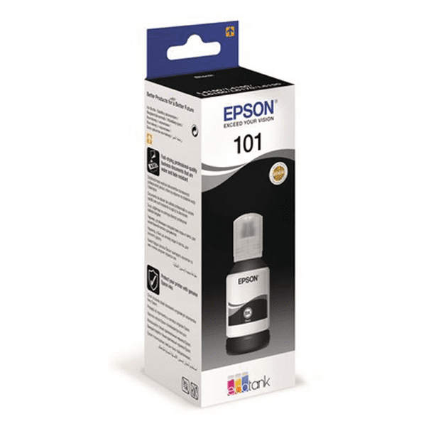 INK CART EPSON  101 Black for L4150, L4160, L6160, L6170, L6176, L6190 - 127ml - C13T03V14A