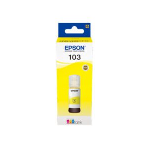 INK CART EPSON  103 Yellow for L1110, L3110, L3111, L3116, L3150, L3151, L3156, L3160, L5190 – 65ml - C13T00S44A
