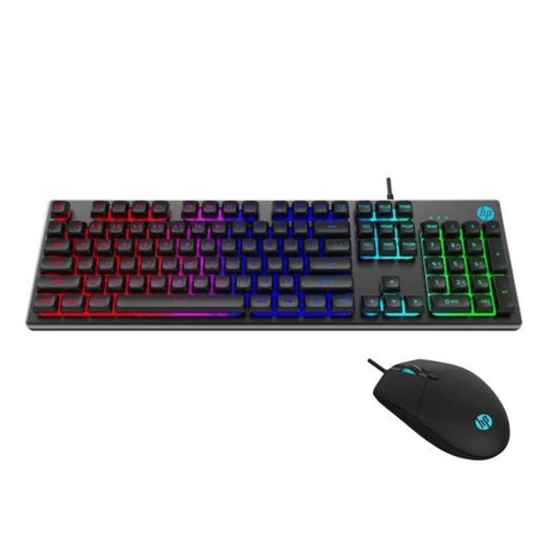 HP USB Gaming Keyboard and Mouse KM300F Colorful Backlit Lighting