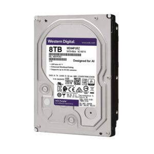 WD Purple Surveillance Hard Drive - 8 TB, 128 MB, 5640 rpm - WD84PURZ