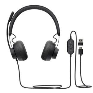 Logitech Zone Wired for MSFT - Graphite USB - 981-000870