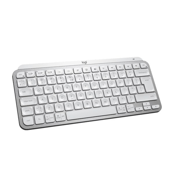Logitech MX Keys Mini Minimalist Wireless Illuminated Keyboard - Pale Gray - 920-010499