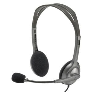 Logitech Stereo Headset H110 - Grey (3.5 MM JACK) - 981-000271