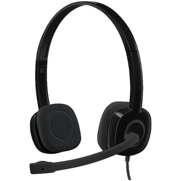 Logitech Stereo Headset H151 - Black (3.5 MM JACK) - 981-000589