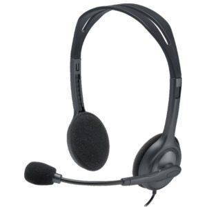 Logitech Stereo Headset H111 - Black (3.5 MM JACK) - 981-000593