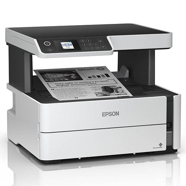 Epson M2170 Ink tank Printer, Print, Copy and Scan, Duplex Printing - Wi-Fi, Wi-Fi Direct, Ethernet, USB Interface with LCD Screen