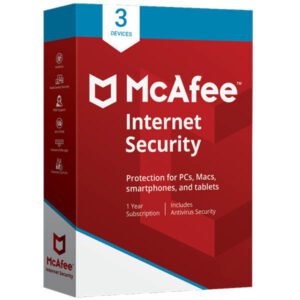 McAfee Internet Security 3 User 1 Year