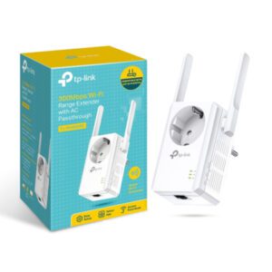 TP-Link 300Mbps Wireless N Wall Plugged Range Extender with AC Passthrough - TL-WA860RE