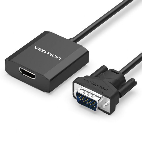 VENTION VGA TO HDMI CONVERTER WITH FEMALE MICRO USB AND AUDIO PORT
