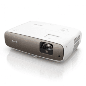Benq W2700i DLP 4K Smart Home Projector, 4K UHD, 3840 x 2160, 3D, 16:9, 2000 Lumens, 30,000 : 1, 3x HDMI in (2.0b/HDCP2.2), 2x USB Type A, USB Type Mini B, RS232 in, Audio out (3.5mm Mini Jack), Audio out (S/PDIF), Android 9.0, Bluetooth 4.2, Wireless 802.11 a/b/g/n/ac (2.4G/5G), Airplay, Google Cast, 4.2kg, 10W, Android TV dongle (QS01), Remote Control w/ Battery (RCI067), Power Cord, Quick Start Guide, Warranty Card